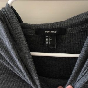Forever 21 Tops - forever 21 ribbed thin hoodie Forever 21 Tops - forever 21 ribbed thin hoodie